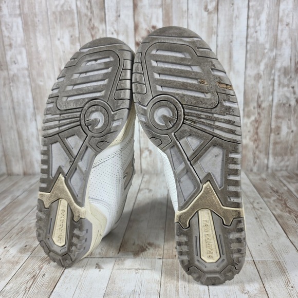 New Balance 550 White Gray Sneakers Shoes BB550PWG Women's Size 7.5 - Picture 7 of 8